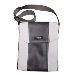 Page Crossbody People For Urban Progress PUP 12x10x2.5 Magnetic Gray White
